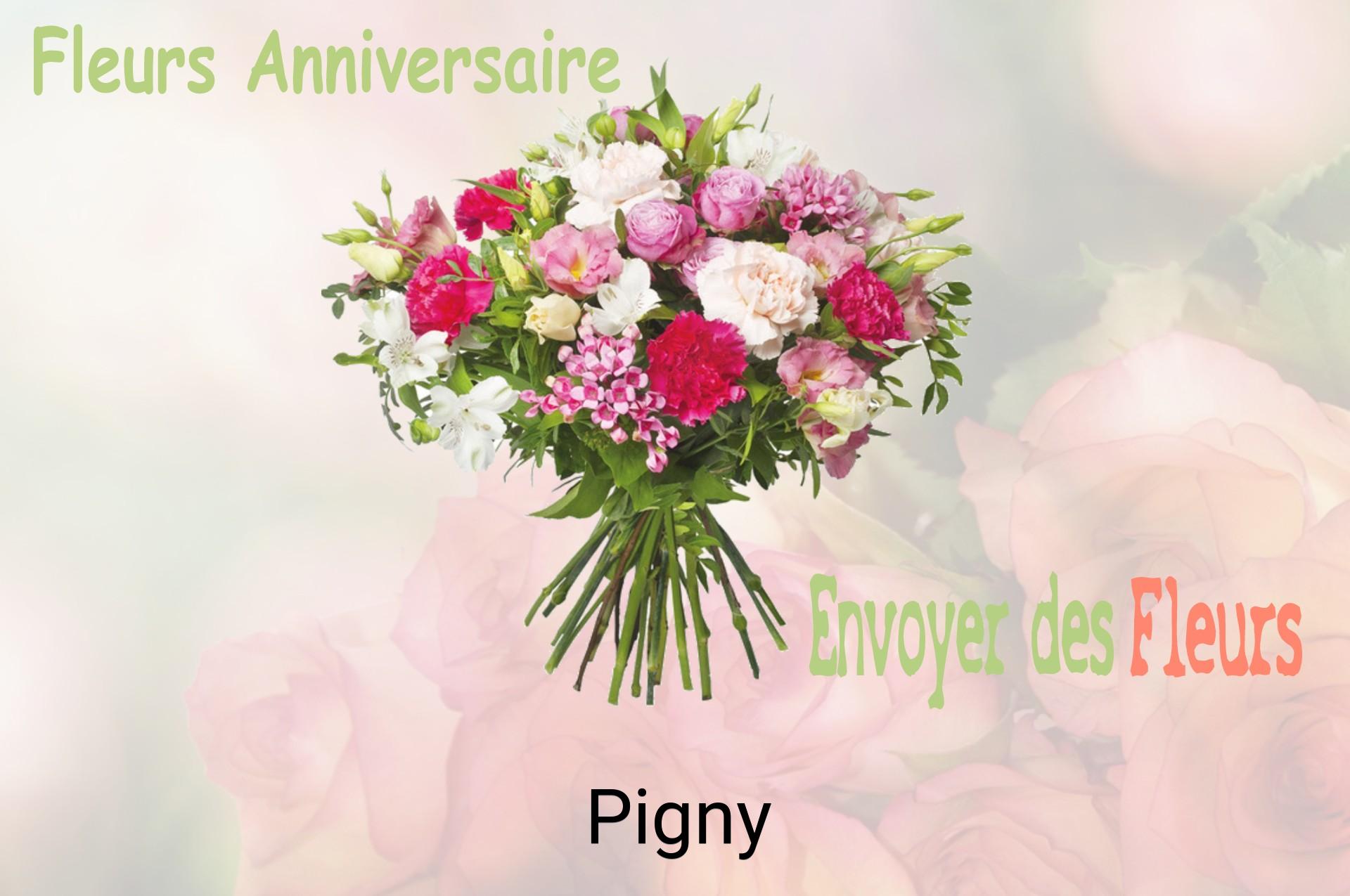 Bouquet de fleurs d’anniversaire livré à Pigny